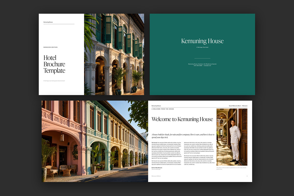 Landscape Hotel Brochure Template, a Brochure Template by BrandPacks (Photo 2 of 10)
