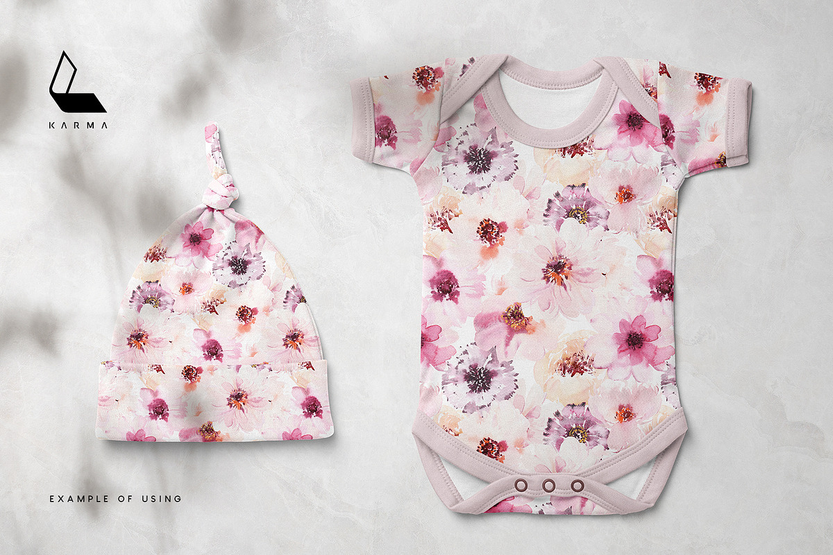 Flora | Watercolor Flower Collection, an Illustration by Karma (Photo 7 of 26)
