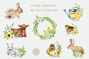 Farm Animals and Birds Clipart, an Animal Illustration by AnitaPol (Thumbnail 8 of 19)