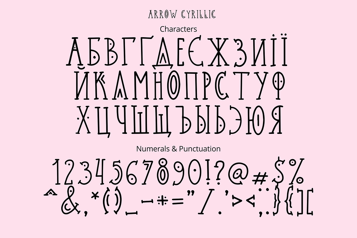 Arrow font, a Font by Malena (Photo 3 of 5)