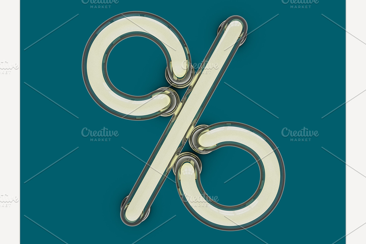 Neon tube font, an Object Graphic by 3D Graphics Shop (Photo 35 of 38)