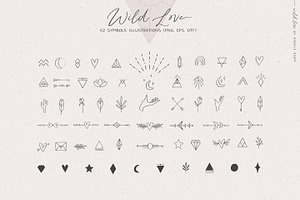 Script Font Wild Love Logos