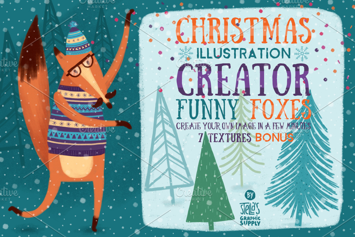 Christmas Creators Bundle, a Decorative Illustration by Stella's Graphic Supply (Photo 2 of 8)