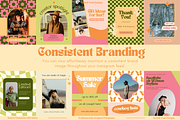 Cowgirl Instagram Post Templates, a Social Media Template by Hell Yeah Designs (Thumbnail 2 of 10)