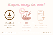 Bakery Instagram Bundle Templates, a Social Media Template by Hell Yeah Designs (Thumbnail 2 of 12)