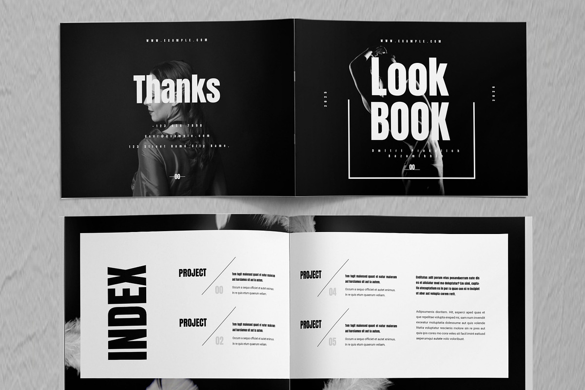 Look Book Layout