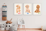 Watercolor Breeds Dogs Clipart, an Animal Illustration by ArtGiftsStudio (Thumbnail 5 of 5)