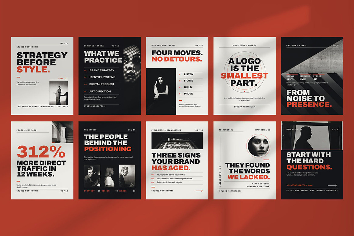 Counterform Creative Agency Social, a Social Media Template by Pitchlook.Studio (Photo 2 of 3)