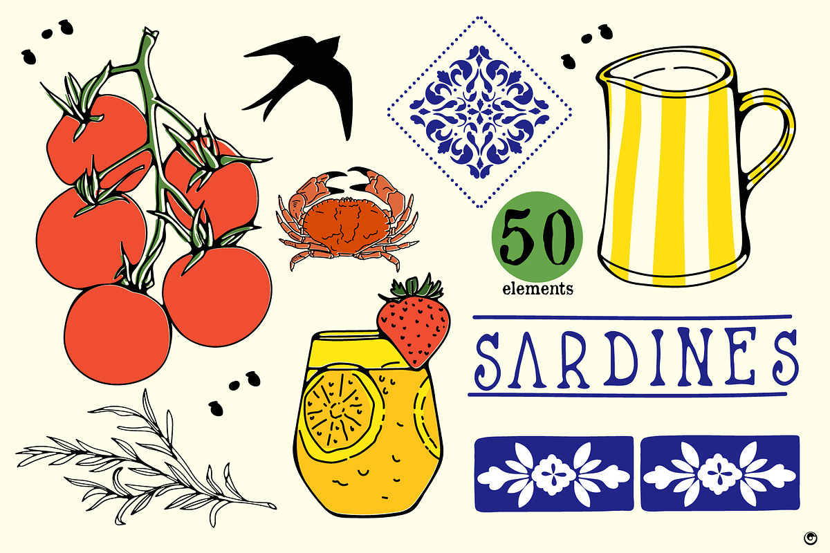 Sardines, a Food Illustration by Olillia (Photo 6 of 6)