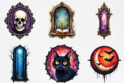Gothic Stain Glass Bookmark, an Illustration by CrexoraLab (Thumbnail 2 of 5)