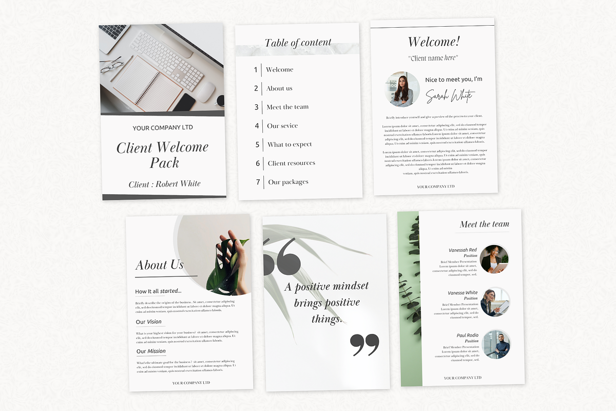 New Client Welcome Packet, a Presentation Template by PittaFinePrint (Photo 7 of 8)