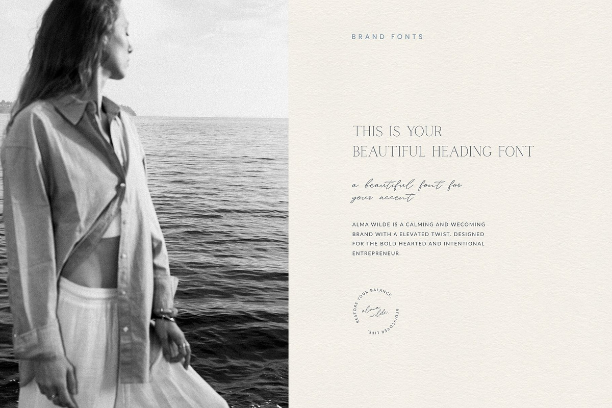 Feminine Brand Kit Canva Template, a Branding & Logo Template by Ederra Design (Photo 12 of 18)