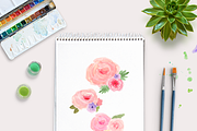 Watercolor Spring Flowers Clip Art, an Illustration by Emerald & Ivy Studios (Thumbnail 3 of 4)
