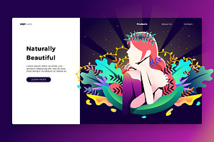 Beauty - Banner & Landing Page