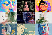 150 Spiritual Buddha Illustrations, a Decorative Illustration by Incomelion (Thumbnail 9 of 21)
