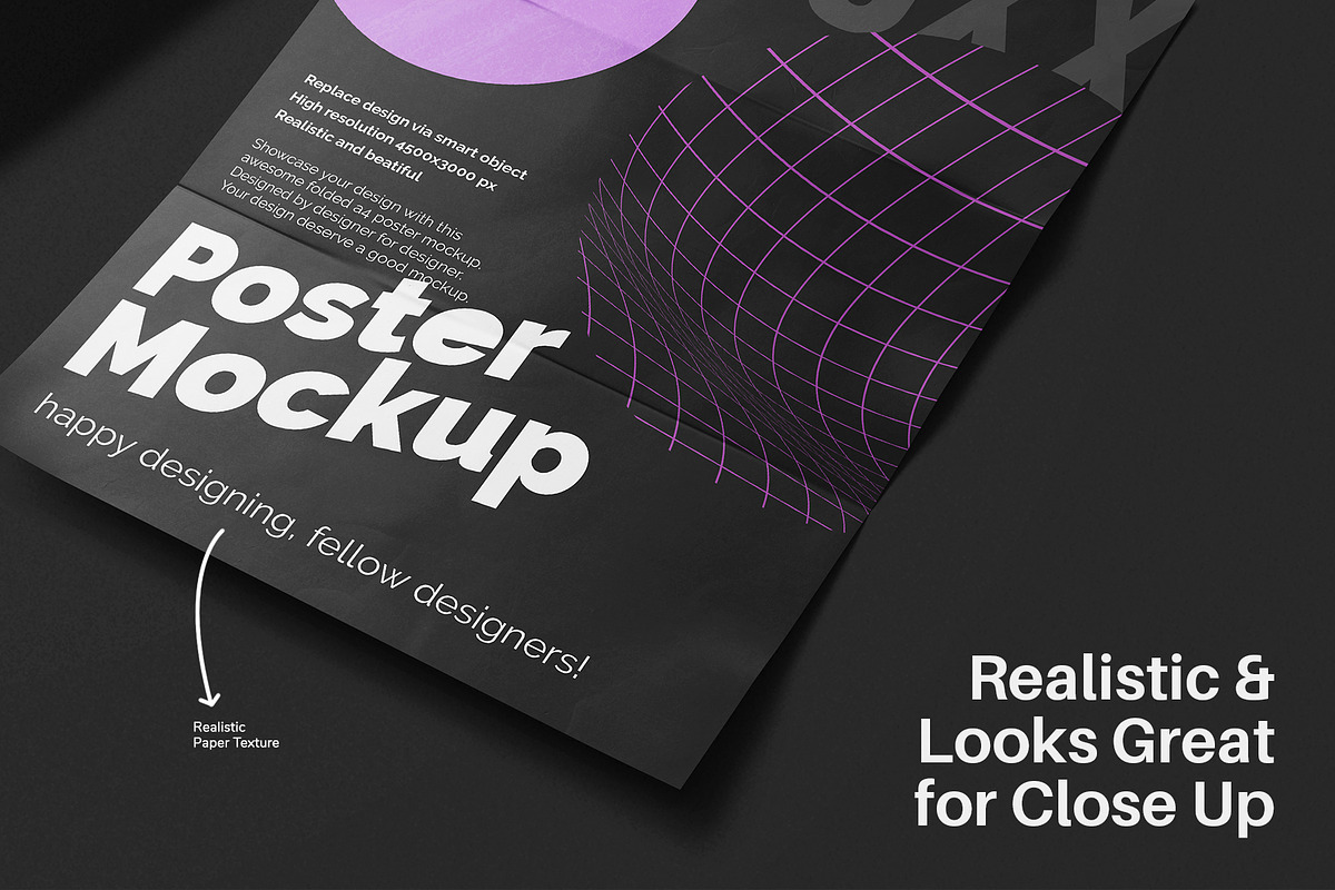 A4 Poster Folded Mockup Pack, a Mockup by Remnand Studio (Photo 6 of 13)