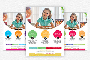 Kids School Flyer Template