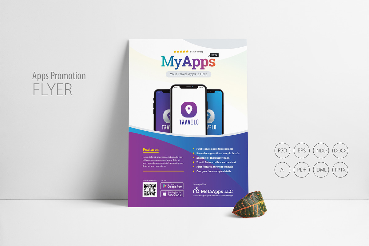 Apps Promotion Flyer preview 3