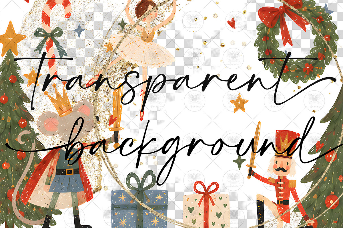 Nutcracker Ballet Clipart, a Decorative Illustration by BigCakeBee (Photo 2 of 3)