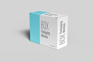 Box Packaging Mockup - 12 Views