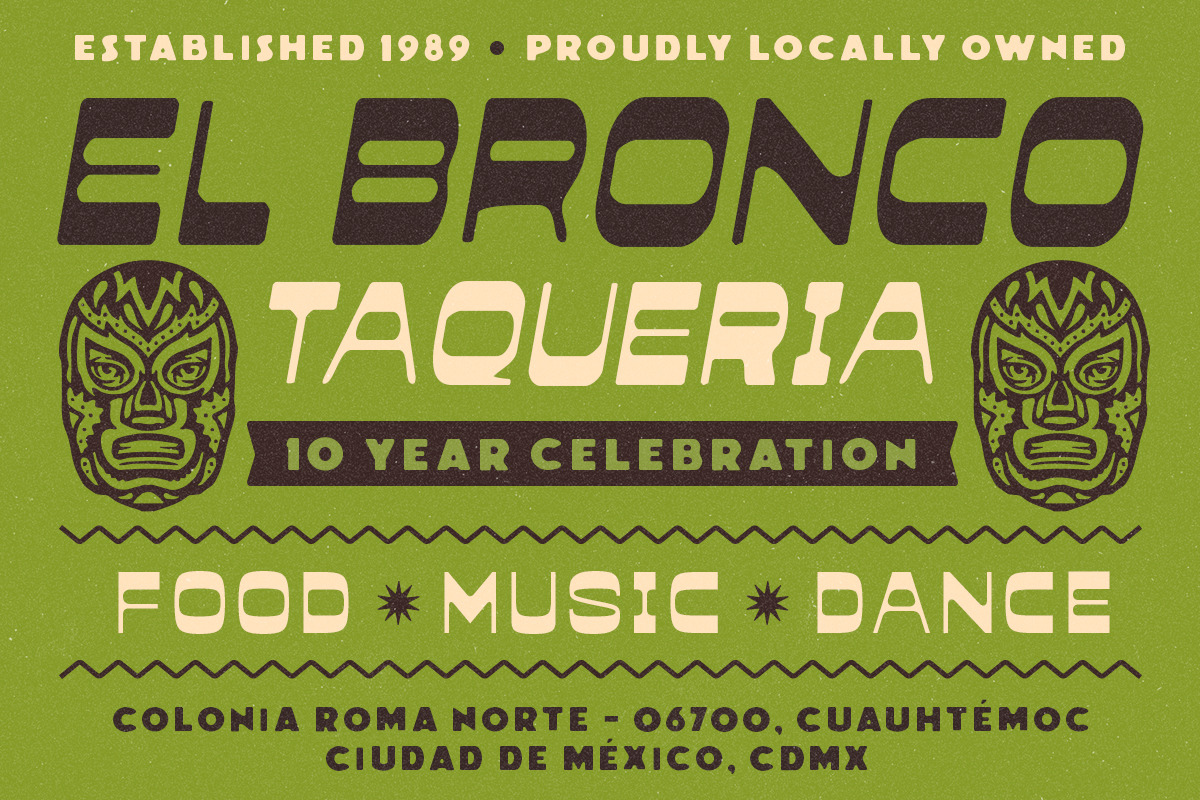 Salsa Grande & Extras!, a Sans Serif Font by IronbirdCreative (Photo 5 of 10)
