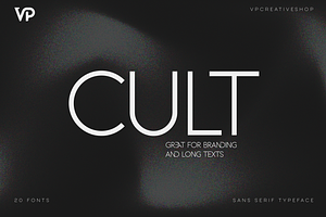 Cult VP Typeface - 20 fonts