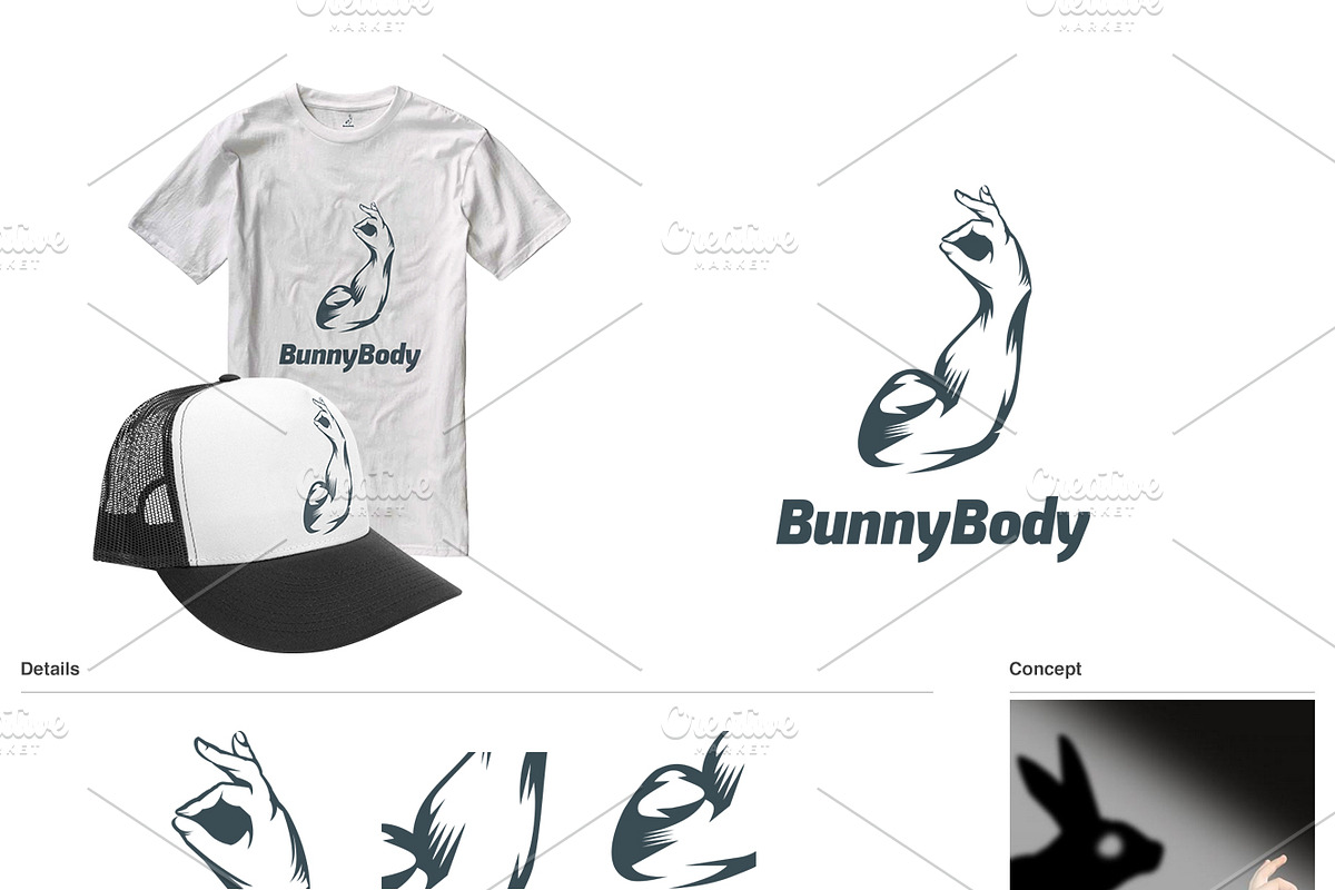 Fitness Logo, a Branding & Logo Template by Creatiph Market (Photo 2 of 2)