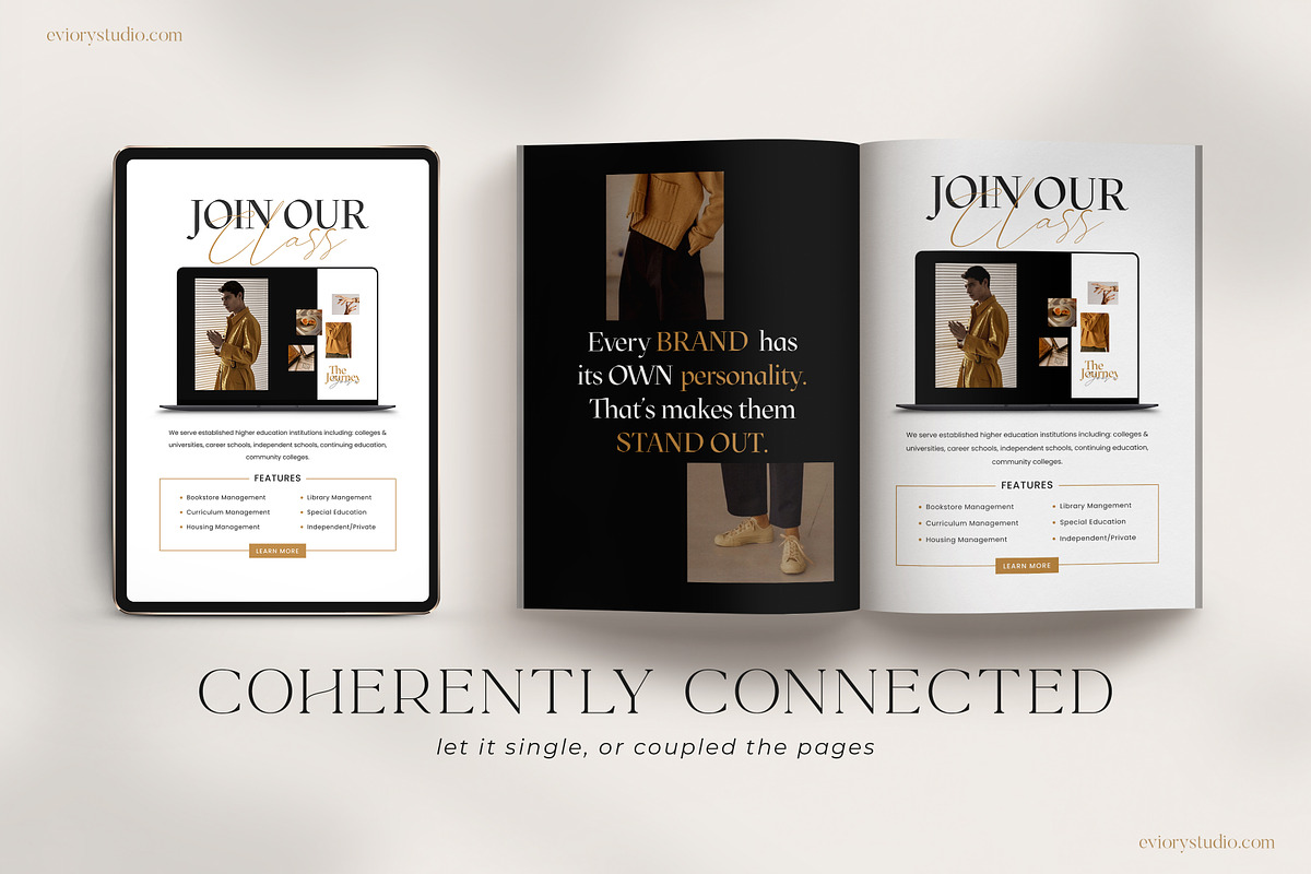 SALE Branding Workbook Creator CANVA, a Magazine Template by Eviory (Photo 9 of 43)