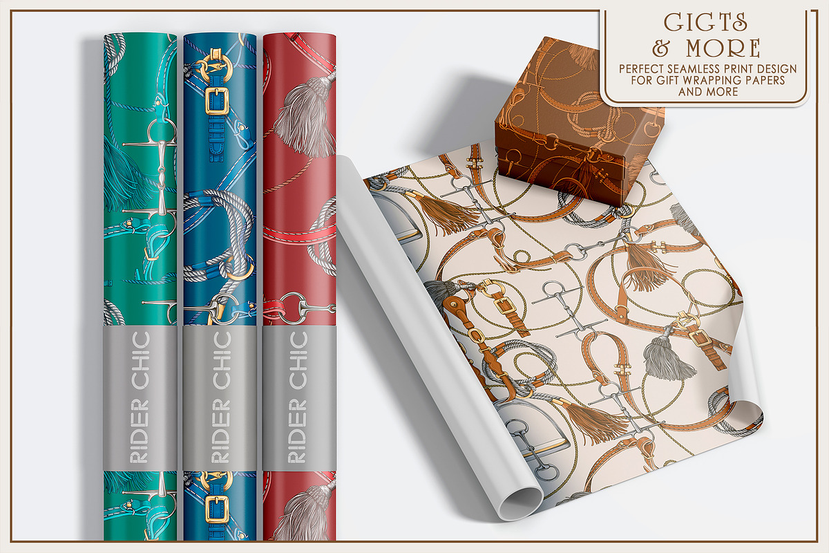 Pattern collection Rider chic, a Pattern Graphic by Natalia0307 (Photo 11 of 18)