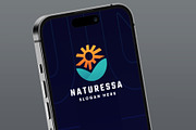 Sun Nature Tech Logo, a Branding & Logo Template by Design_Planet (Thumbnail 1 of 3)