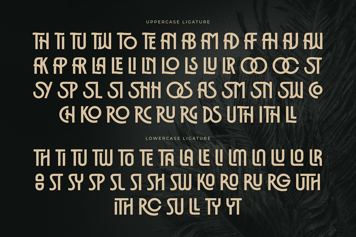 Orlenco - Art Deco Display Font, a Sans Serif Font by Ainun Jinan (Photo 11 of 12)