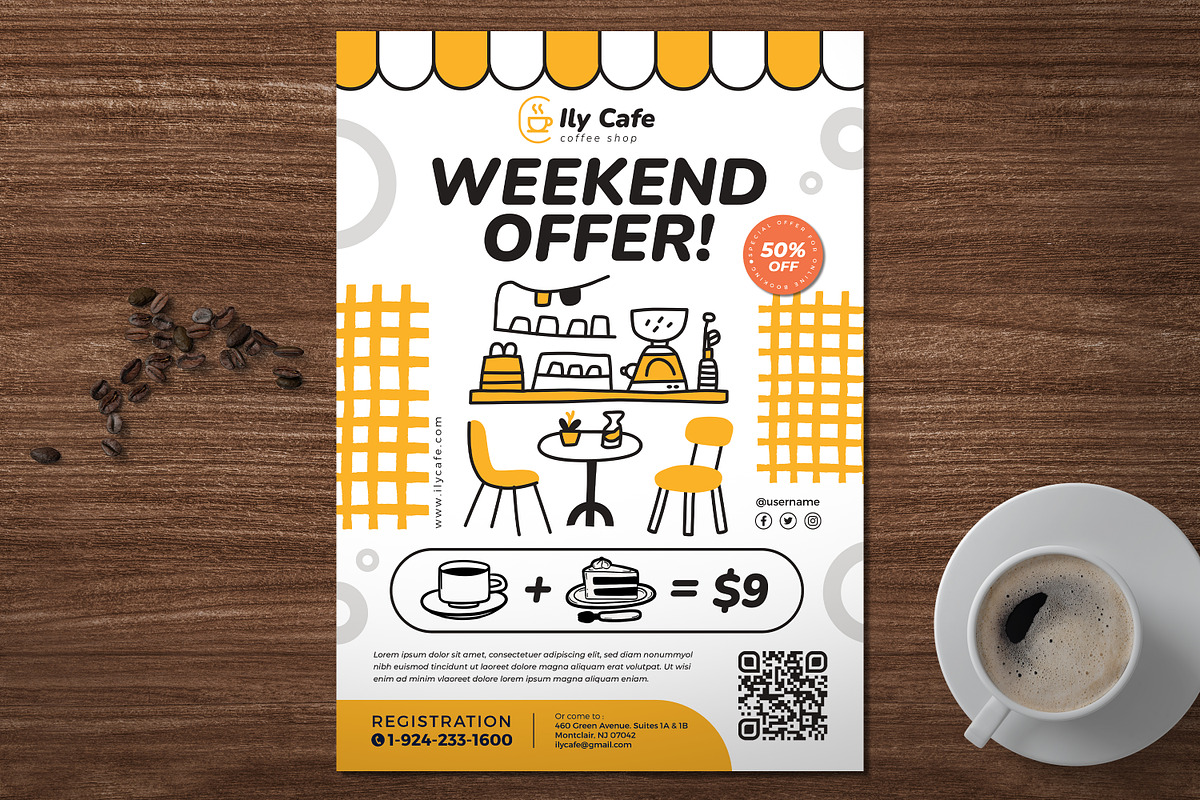 Cafe Special Offer Flyer, a Flyer Template by Aarley Kaiven (Photo 1 of 2)