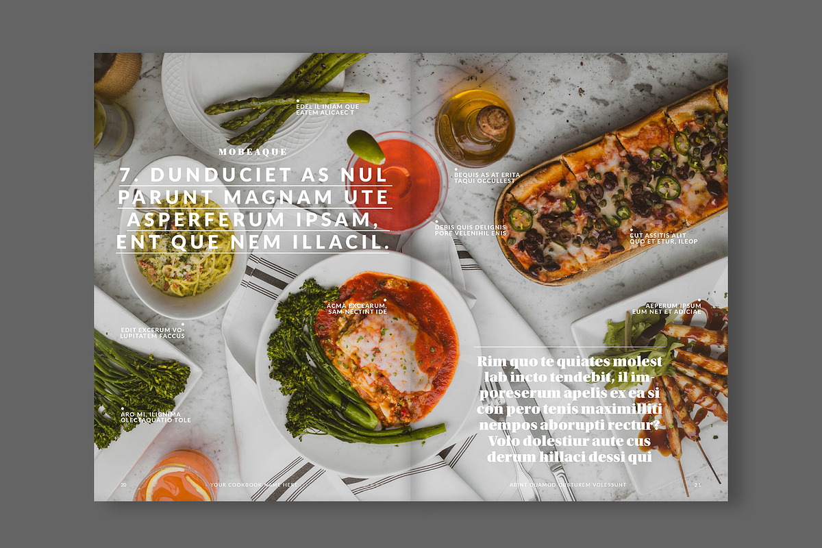 Cookbook / Recipe Book Layout, a Brochure Template by tomsarraipodesign (Photo 12 of 16)