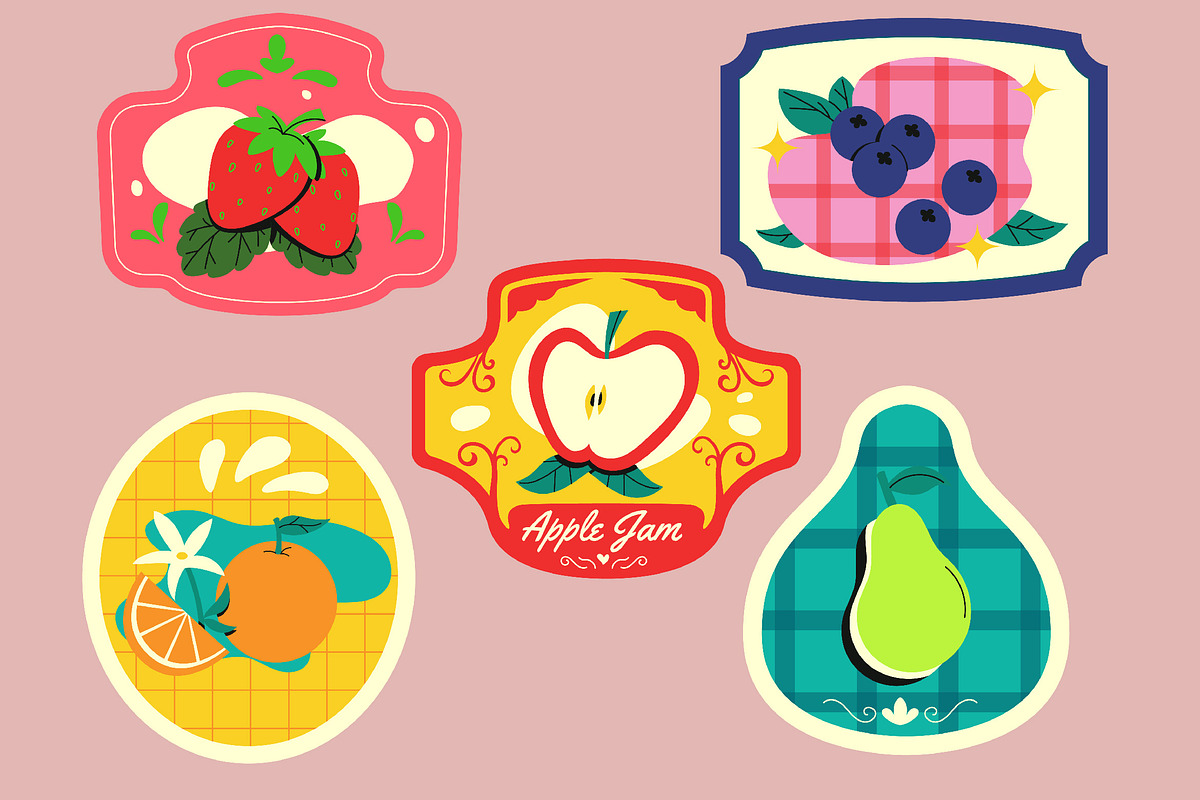 Pink Jam Jar Asset Illustration, an Illustration by graphicook
