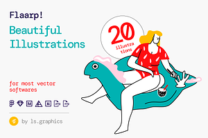 Flaarp! Illustration Kit, a Templates & Theme by ls-illustrations