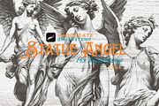 145 Angel Statues brushstamp, a Brush Add-On by TaKong Magics (Thumbnail 5 of 7)