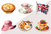 Watercolor London Clipart, an Illustration by Design Market (Thumbnail 2 of 3)