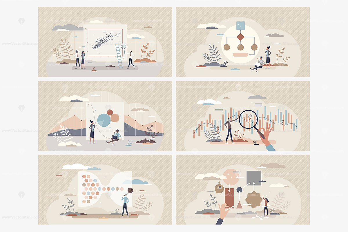 30 Data Science V2 Concepts, an Education Illustration by VectorMine (Photo 6 of 10)