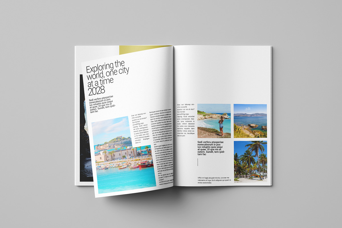 Travel Magazine Template preview 7