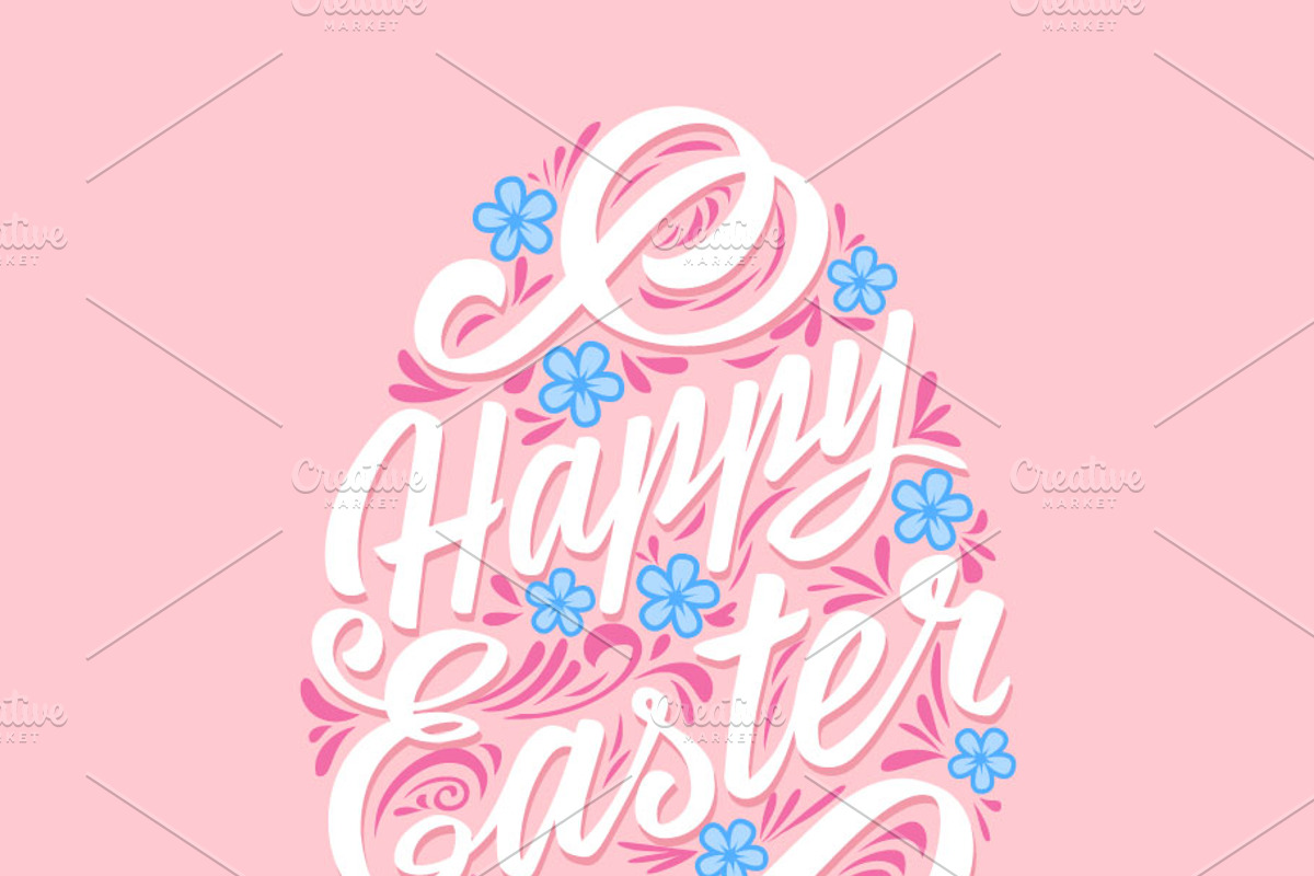 Happy Easter Greeting Card Template, a Card Template by Greeek (Photo 5 of 5)