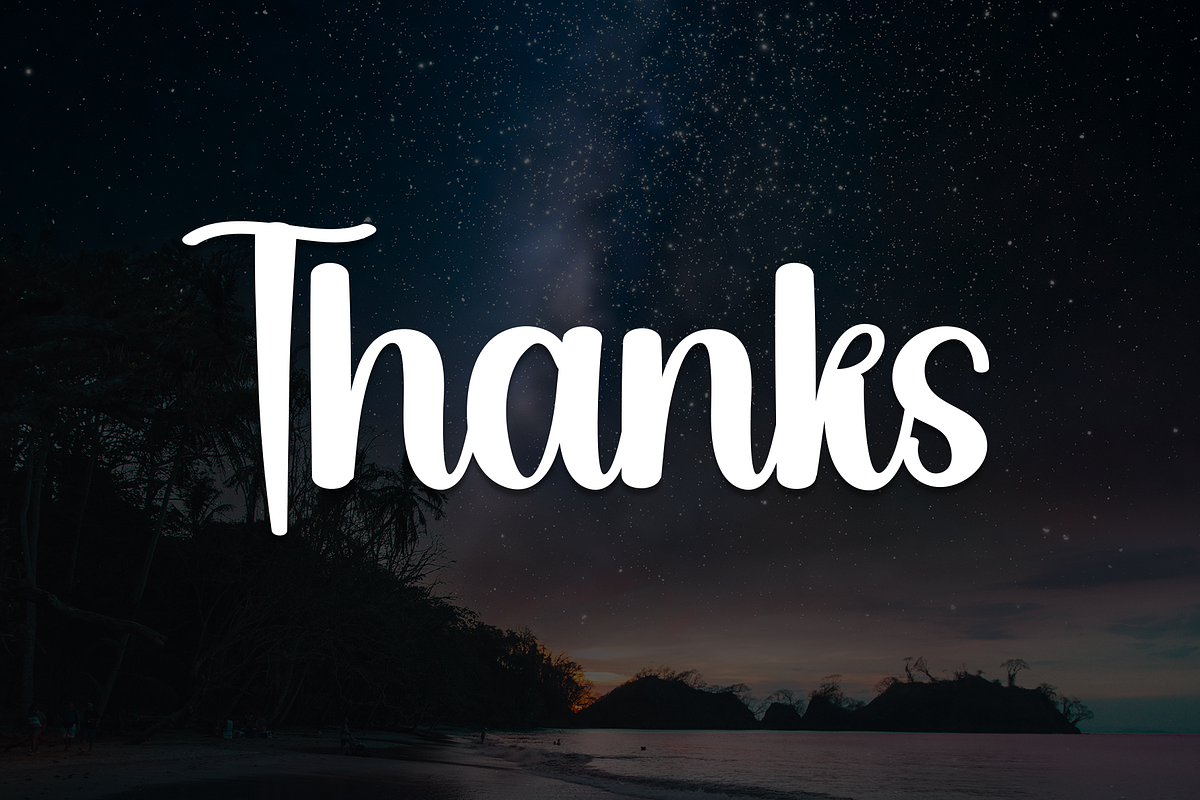Nightday | Script Font, a Handwritten Font by Scratchones (Photo 9 of 9)