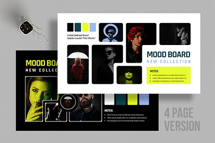 Creative Mood Board Template, an UI Kit Template by MightyDesign
