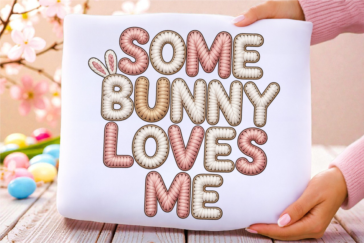 Knitted Easter Quotes PNG Bundle, an Illustration by RobertsArt (Photo 9 of 9)