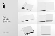 Square Catalog Mockup Kit, a Books & Magazine Mockup by Catkie - Digital Art (Thumbnail 3 of 9)