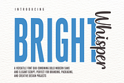 Bright Whisper Modern Font Duo Sans, a Sans Serif Font by cocodesign (Thumbnail 1 of 7)