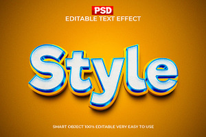 Style 3D Text Effect PSD, a Layer Style Add-On by Design Fly