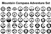 Mountain Compass Adventure Set, a Graphic by hafijul (Thumbnail 1 of 6)