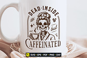 Coffee Lover SVG Sublimation Design, an Illustration by DesignWP (Thumbnail 1 of 7)