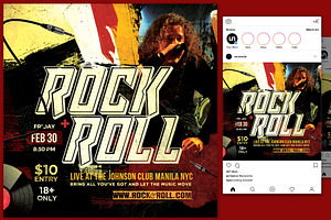 Rock and Roll Flyer