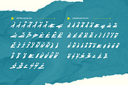 Zerowax - Tech Textured Font, a Handwritten Font by Dhabee (Thumbnail 5 of 12)